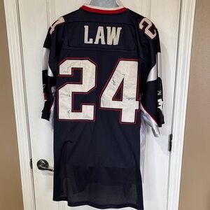 Vintage Reebok Ty Law New England Patriots Jersey